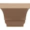 Ekena Millwork 8"W x 16"D x 8"H Wide Asheboro Rough Cedar Woodgrain TimberThane Corbel, Primed Tan CORUR08X16X08ASHRCPR - alternate 6
